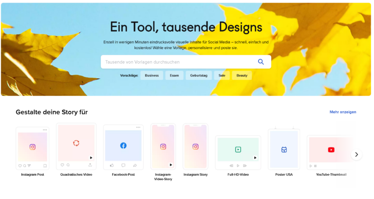 Ein Tool, tausende Designs – For Free
