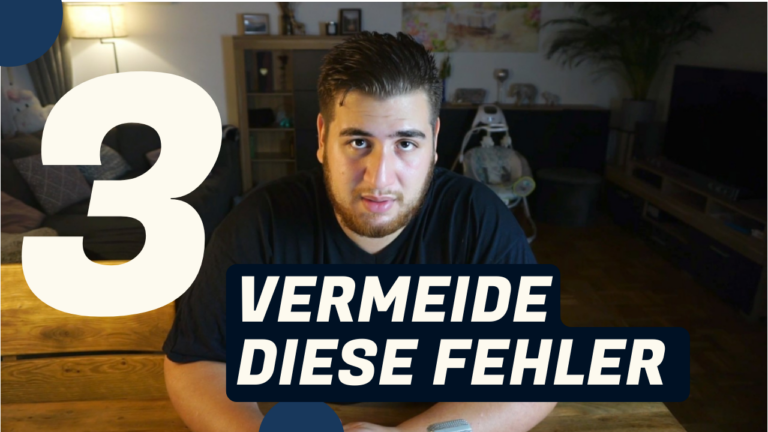 #1 Vermeide diese 3 Fehler, wenn du dich selbständig machst