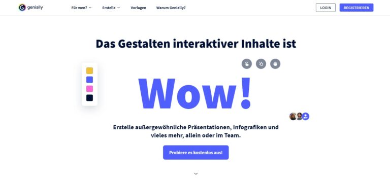 Erstelle INTERAKTIVE und ANIMIERTE Präsentationen mit Genial.ly – For Free